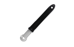 Нож карбовочный; сталь полипроп., L=160/45,B=20мм; черный